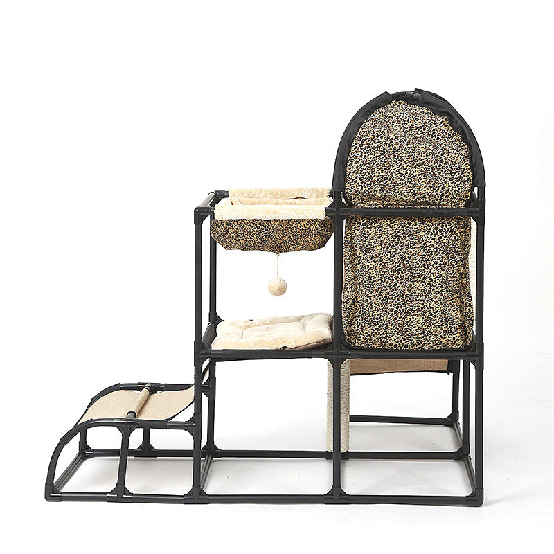 Mehrzweck-Katzenklettergerüst mit Sisalseil